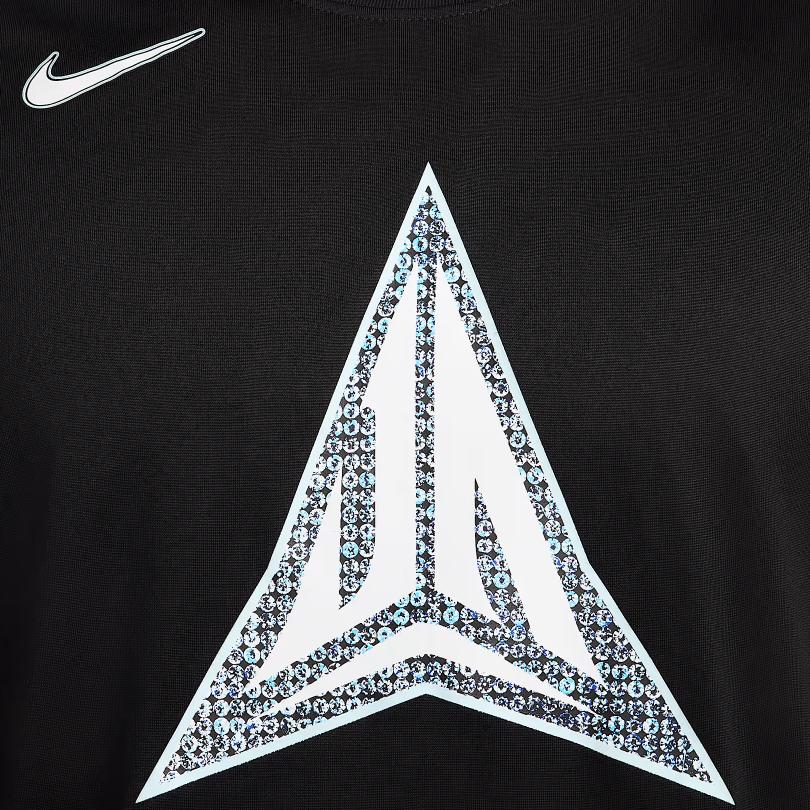 Nike Logo Print Round Neck Sleeveless T-Shirt Men Tops Black FZ8080-010