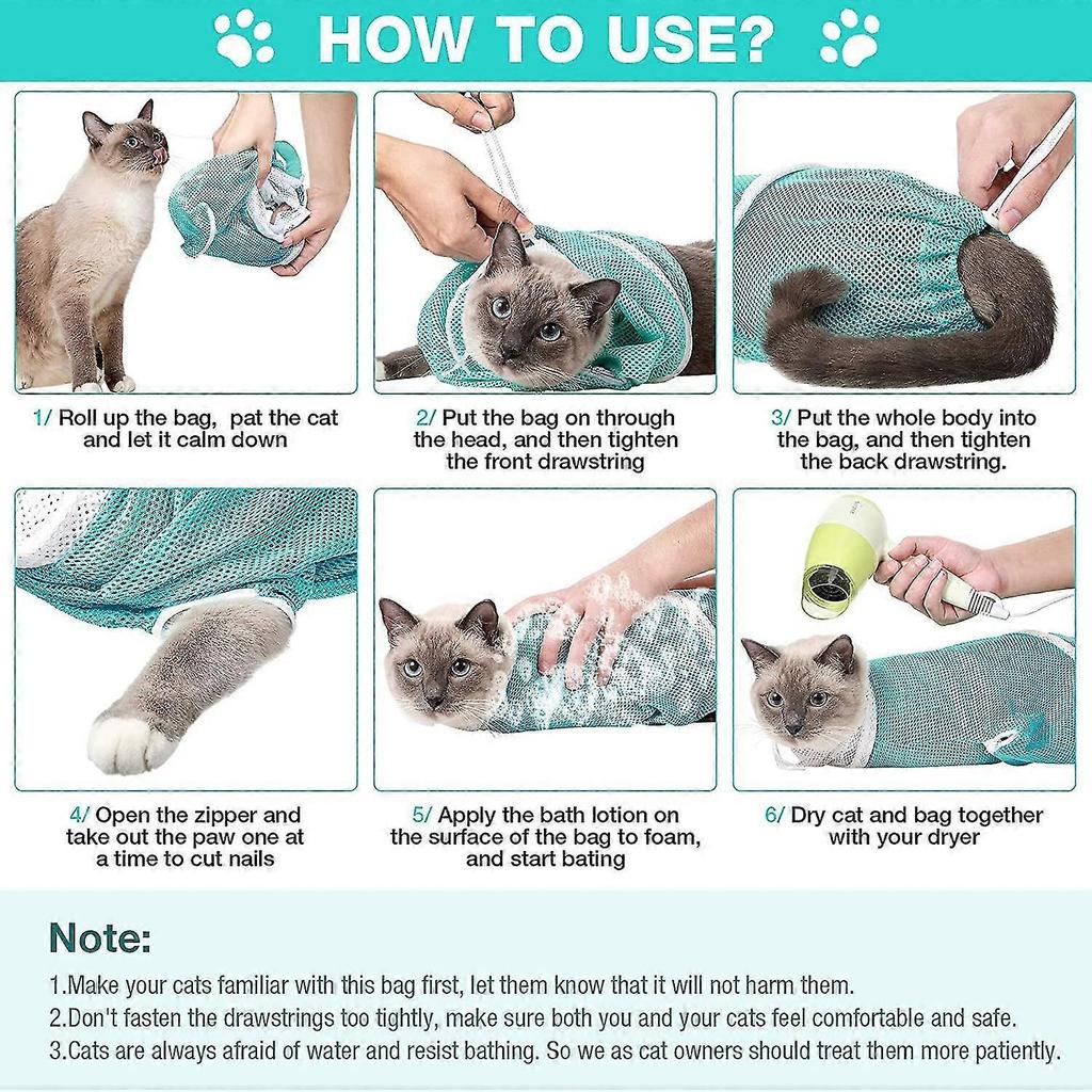 Cat Bathing Bag Adjustable Anti-bite NIUNIU