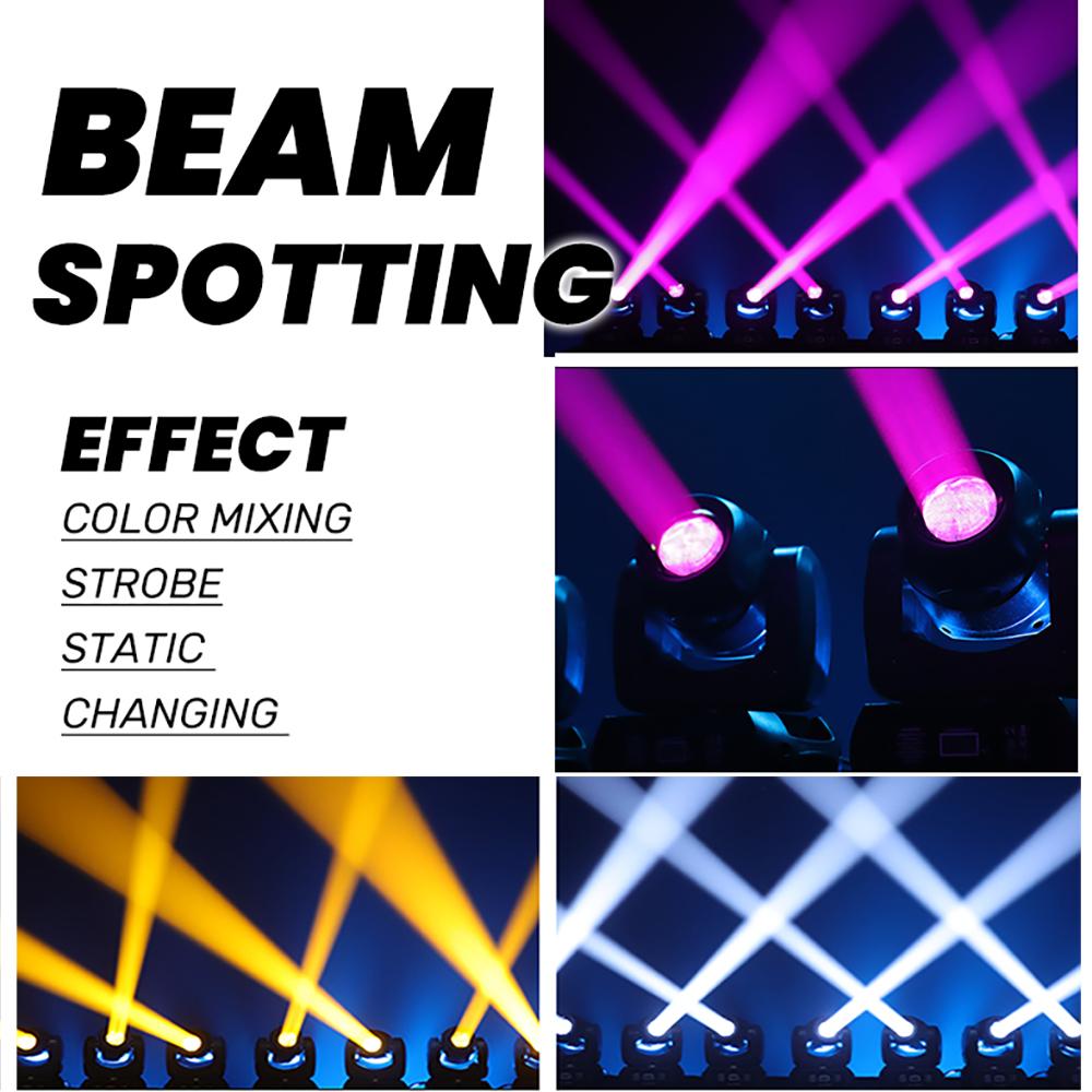 1/2/4PCS 150W 8*8 Pattern Moving Head Stage Lights DJ Party Disco Home Ambience Lamp DMX 512 12 Channel Professional Stage Light