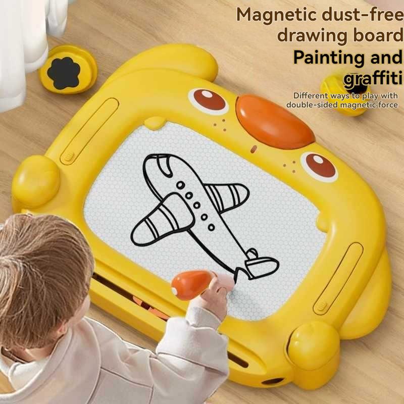 Children'S Puppy Drawing Board Magnetic Digital Walking Ball Maze Early Education Puzzle Writing Board 2-In-1 Toy Game Console