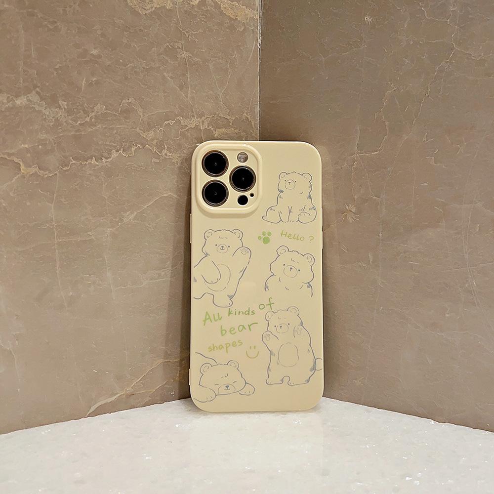 Cartoon Cute Bear Case for iPhone 17 iPhone 17 Pro Max