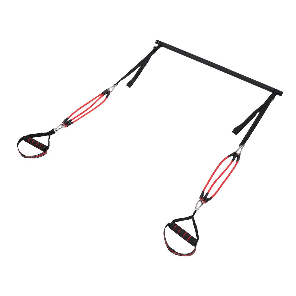 Pilates Bar Kit with Fitness Bands Latex Pilates Workout Equipment for Legs Hip Waist Arm Exercise Women and Men