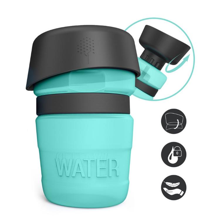 Enhanced Portable Pet Travel Cup: Squeeze-Style Water Bottle for Cats & Dogs