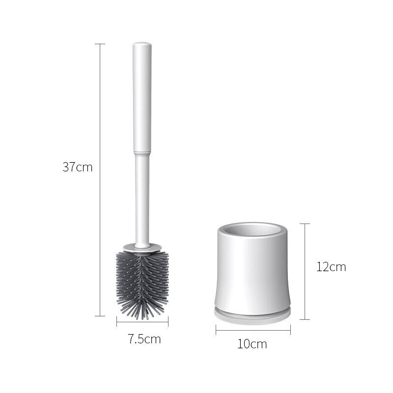 HQPC Wall-Mounted Long-Handle Toilet Brush Set