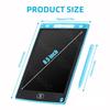 8.5 Inch LCD Writing Tablet Reusable Magic Drawing Board with Stylus Erasable Doodle Pad Toys For Kids 3-8 Years Girls Boys Christmas Birthday gifts