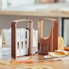 Toast Bread Slicer Stand Foldable Plastic Cutting Tool Sandwich Cutter Mold Loaf Cutter Rack Baking Tool Kitchen Gadgets
