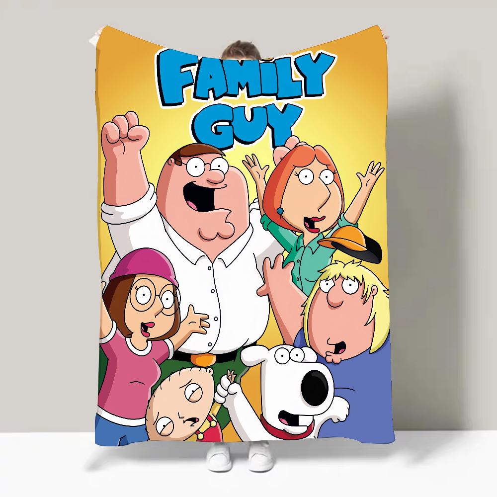 

Мультяшное одеяло G-Guys funny F-Family Легкое Для общежитий, Дневного сна, Гостиной, Офиса, Дивана, Всесезонное 30x40in
