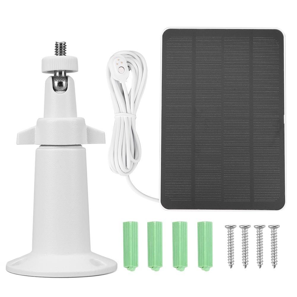 4W/6W 5V Solar Panel Charger IP65 Weatherproof Adjustable Wall Mount W/ 9.8ft Charging Cable for Arlo Pro 5S/4/3 4