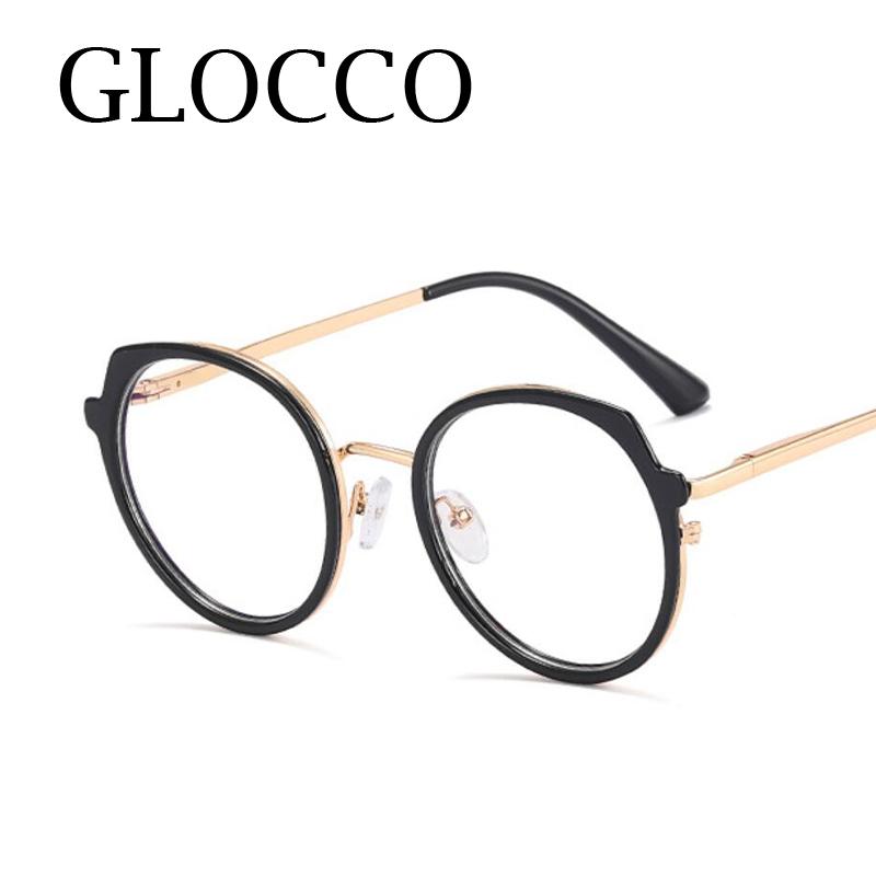Fashion TR90 Anti Blue Light Glasses Women Ultralight Round Reading Optical Computer Eyewear 0 to +6 0