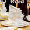 Chinese Style Bone China Noodle Bowl Set