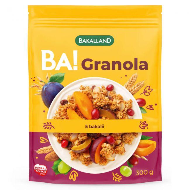BAKALLAND BA! GRANOLA 5 FRUTTA SECCA - 300G