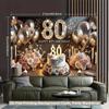 2D Diamond & Flower 80th Birthday Photography Background