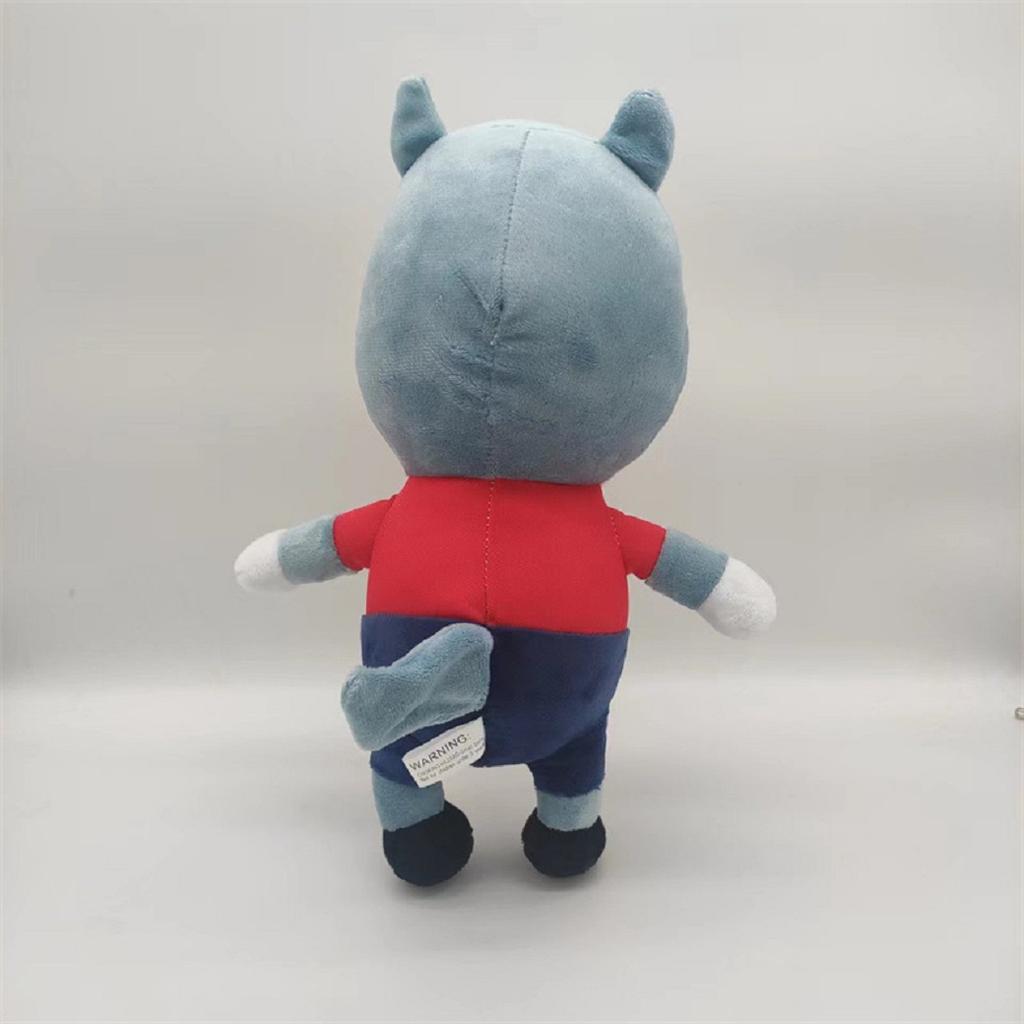 30CM Anime Wolfoo Family Plush Toys Cartoon Plushie Lucy Soft Stuffed Dolls Toy For Children Kids Boys Girls Fans Gifts