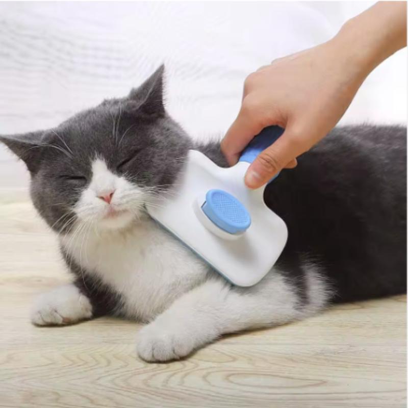 Pet Dog Brush Cat Comb Self Cleaning Pet Hair Remover Brush For Dogs Cats Grooming Tools Pets Dematting Comb Dogs Accessories