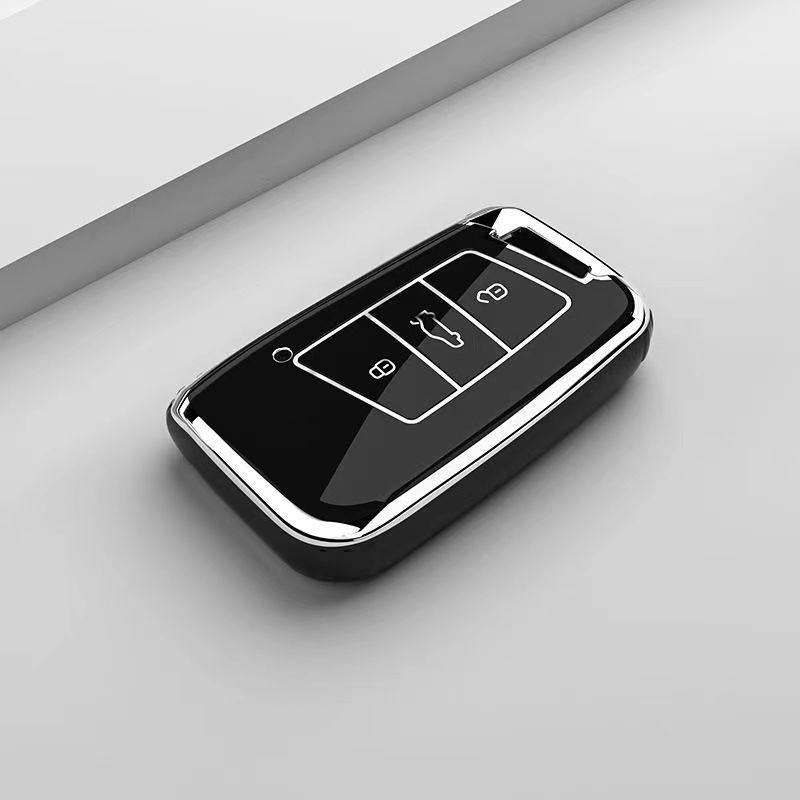New Soft TPU Car Remote Key Case Cover Protector Shell for VW Volkswagen Magotan Passat B8 Skoda Superb Kodiaq A7 Tiguan MK2 CC