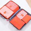 6 Pieces Travel Storage Bag Large Capacity Luggage Clothes Sorting Organizer Set Suitcase Pouch Case Shoes Packing Cube Bag