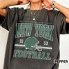 Comfort Colors New York Football Vintage Style Shirt, Retro New York Football Shirt, NY Air Fan Gift Game Day