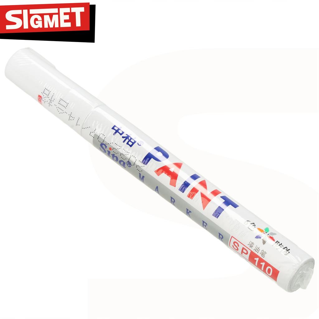 Construction Marker Oil Varnish White