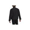 adidas Striped Logo Print Zip-Up Workwear Stand Collar Jacket for Men, Black