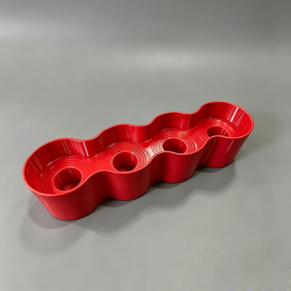 3D Printing Condiment Tube Rack Wave Shaped Ketchup Tube Fixing Shelves Refrigerator Storage