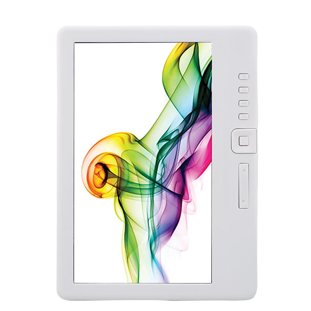 E Reader 7 Inch Portable TFT LCD 16:9 Screen E Book Reader with Screen Protector Protective Case Earphones 16G