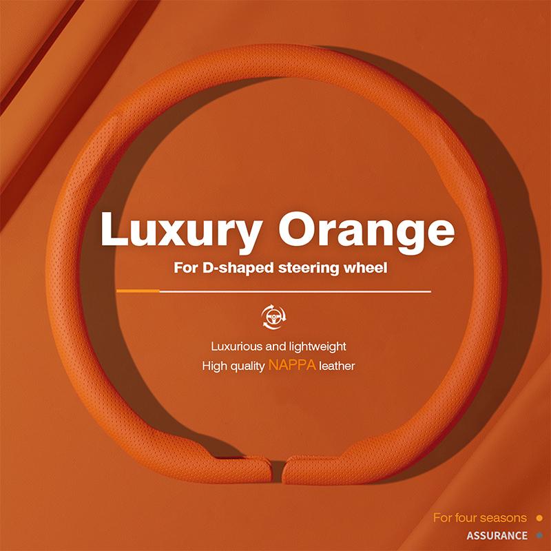 

2026 Hot For Renault Interior Stickers Nappa leather Car Steering Wheel Cover for Renault Megane 3 2 4 Clio4 5 Captur Trafic Sce