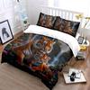Wildlife Tiger Wall Decor Multiple Sizes Kid'S And Adults' Bedroom Exquisite 3Pc Bedding Set, Gift