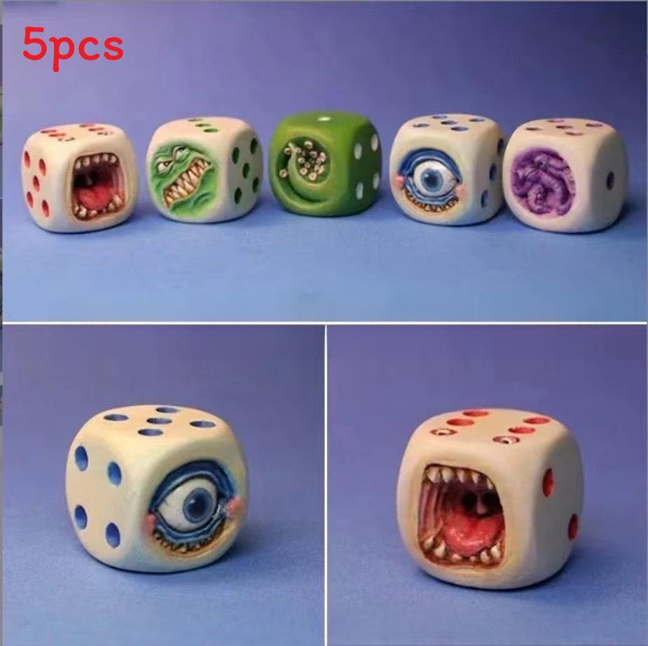Horror Demon Dice Resin Party Decor For Halloween And Themed Events