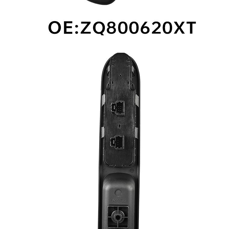 ZQ800620XT Electric Folding Front Left Window Switch for 08-13 Peugeot 307 Matte Black