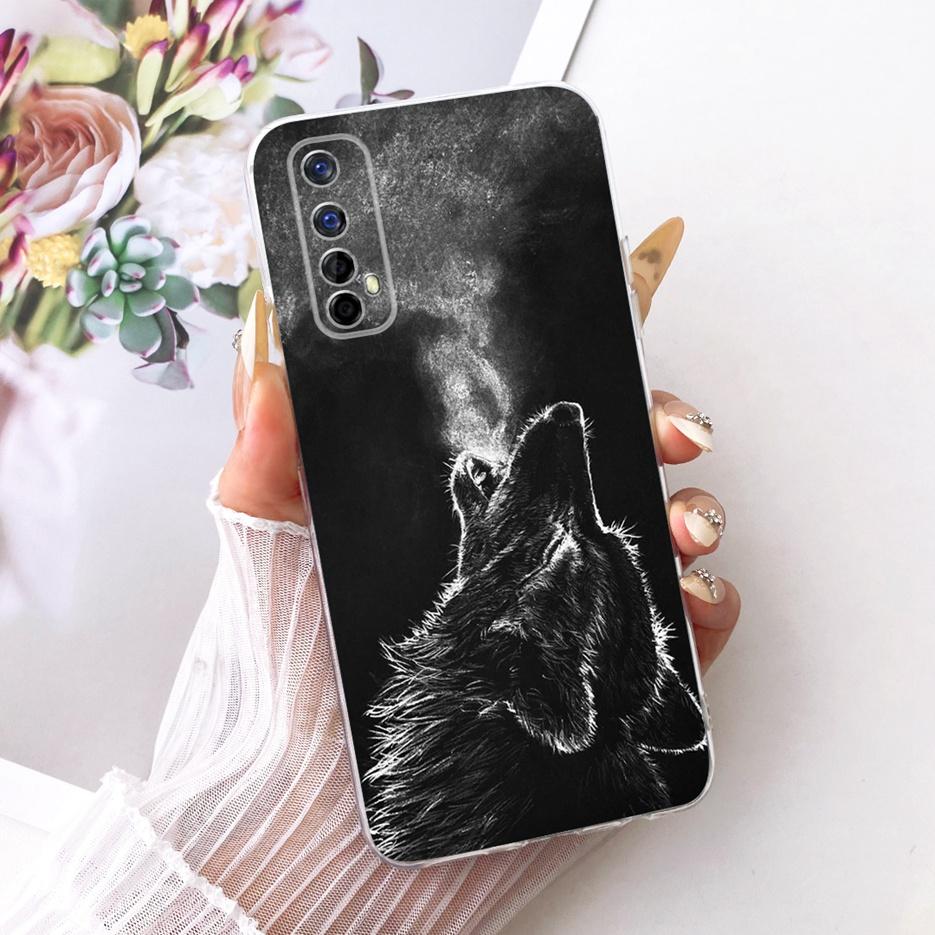 For Realme 7 Pro Case RMX2170 Luxury Butterfly Tree Painted Cover Soft Slim Phone Case For Realme 7 5G Realme7 4G RMX2155 Fundas