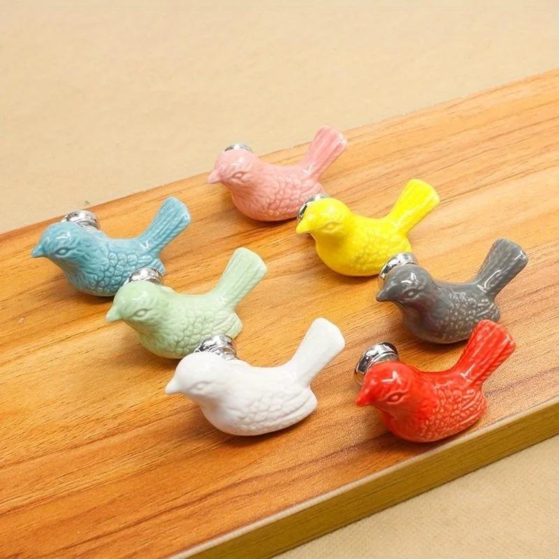 Keramik Friedenstaube Schubladengriffe 3D Cartoon Vogel Schrank Schrankgriffe Neuheit Kreativ Mode Möbelgriffe Beschläge