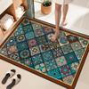 Colorful Brick Carpet Foot Mat Entryway Non-Slip Door Mat Diatomaceous Earth Water Absorbent Quick-Dry Floor Mat