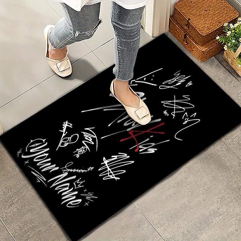 Skz Custom Name Carpet Rug For Living Room Bedroom Home Sofa Decoration,Kids play Non-slip Floor Mat