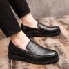 Autumn New Men's Business Dress Leather Shoes Retro British Casual Shoes Leather Shoes