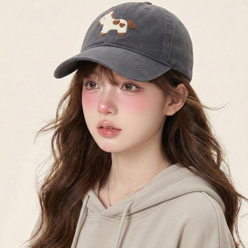 Korean Cute Pony Embroidered Baseball Cap Fashion Versatile Baseball Cap For Women Men