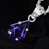 Natural Purple Sapphire 20.35 Ct 925 Sterling Silver CERTIFIED Fancy Pendant MY-PD-155-NS