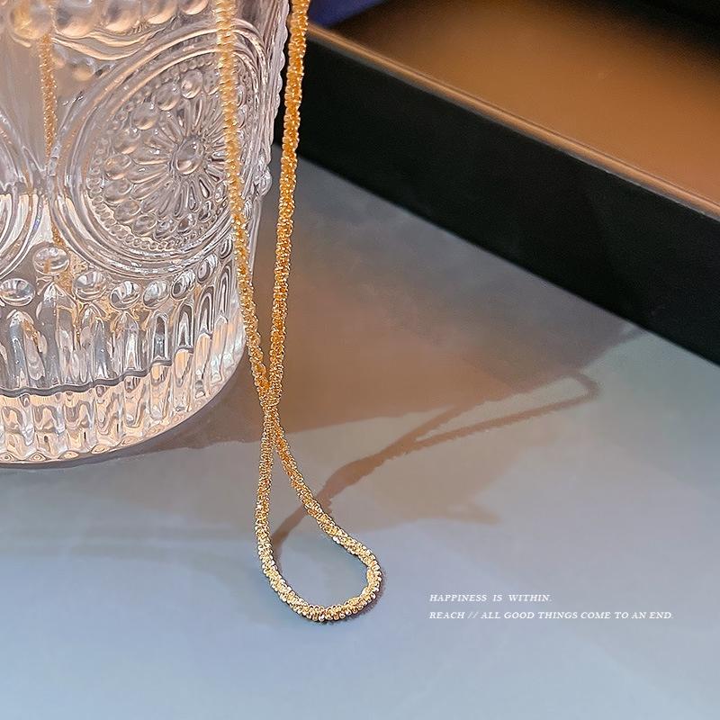 iF ME Collana Lusso Oro da Donna Girocollo Catena Twist Semplici Accessori Gioielli