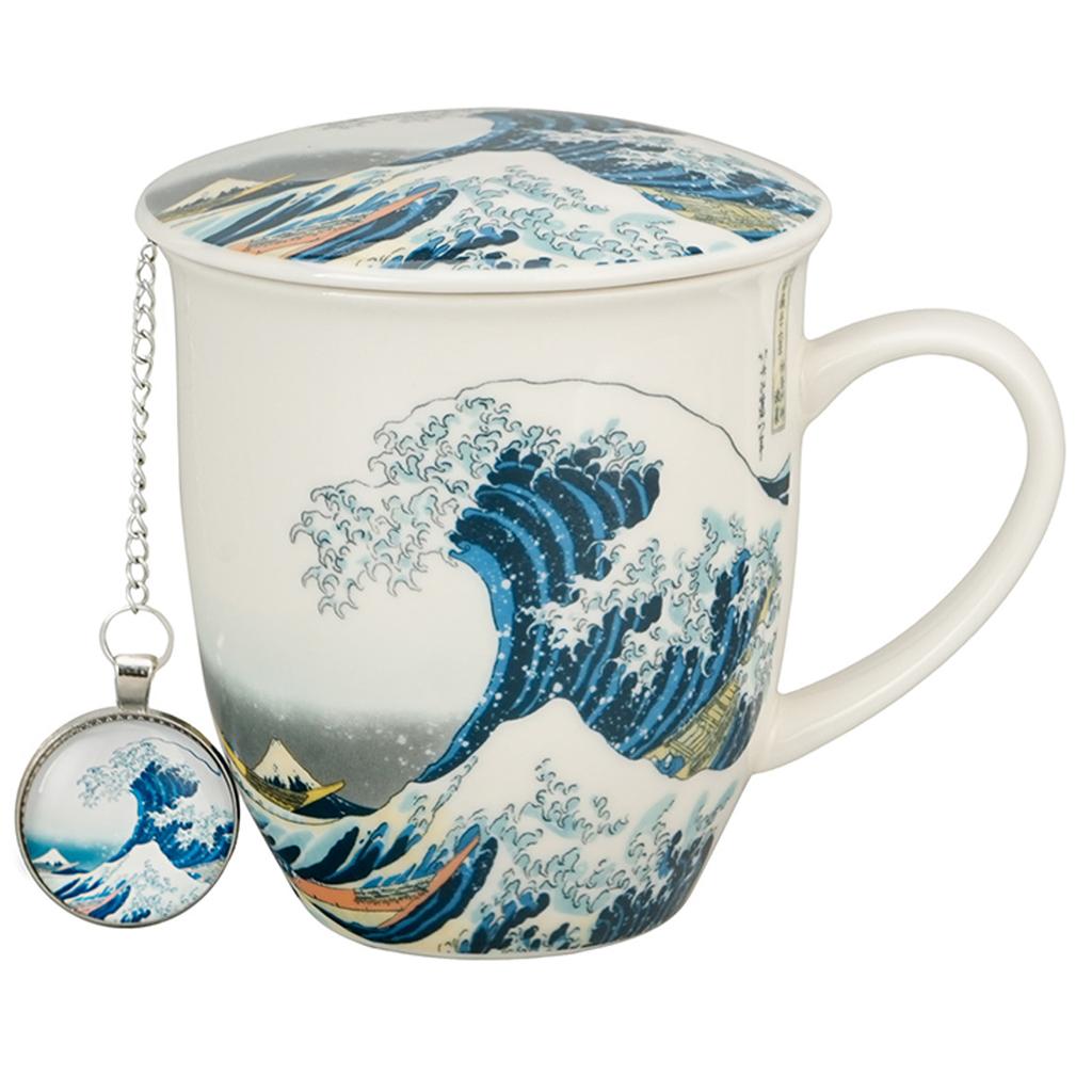 Kubek Z Zaparzaczem I Zawieszka The Great Wave Hokusai 400 Ml