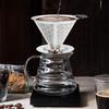 Permanent Stainless Steel Coffee Filter Screen Paperless Hand Brewed Mesh Strainer for Home Brewing Enthusiasts