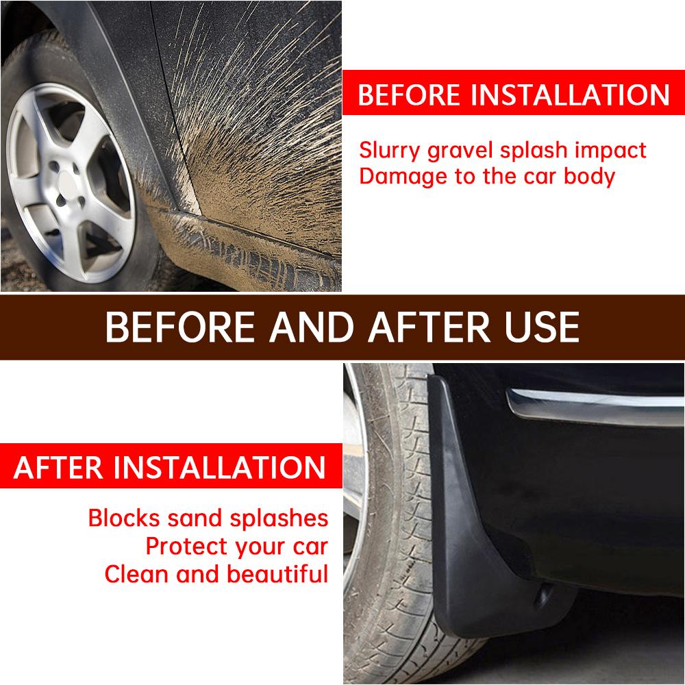 4pcs/Set Car Mudflaps for HAVAL JOLION Car Mud Guards Car Exterior Protect Decoration Splash Flaps Universal Car Accessories