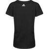 Adidas Ess Lin Lo Tričko Pohodlné Prodyšné Kulatý Výstřih Krátký Rukáv Dámské Topy Černé S97222