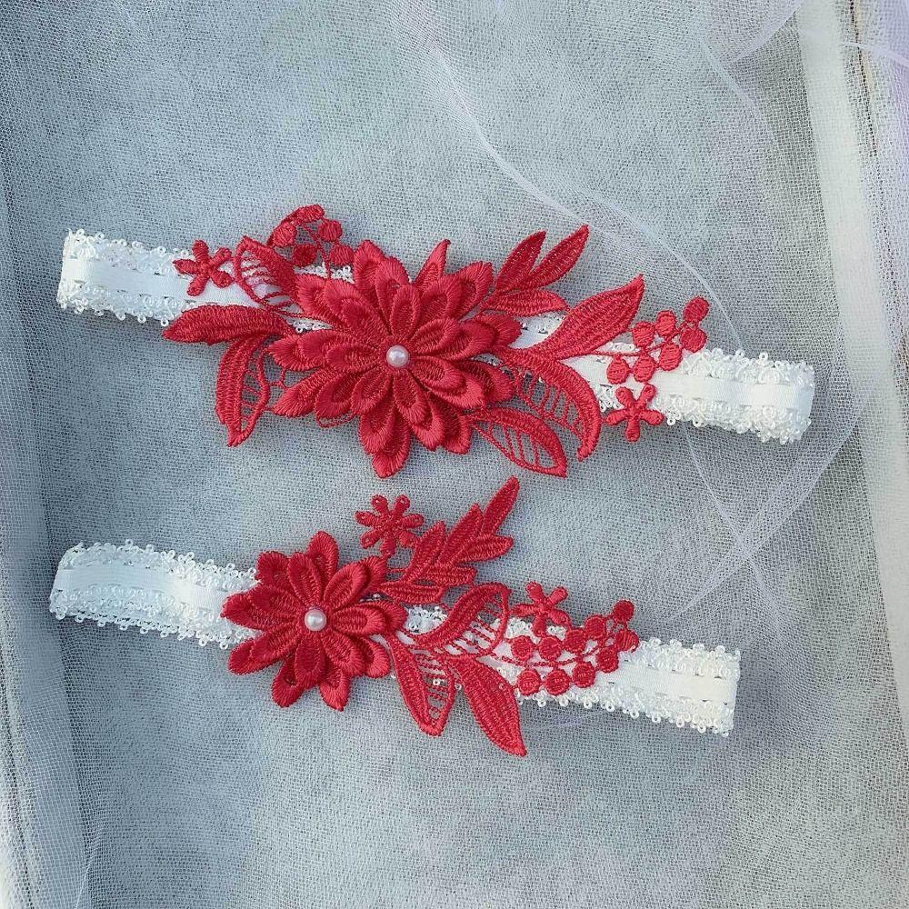 Lace Bridal Garter Belt Polyester Bridal Thigh Ring Fashion Leg Ring Bridal