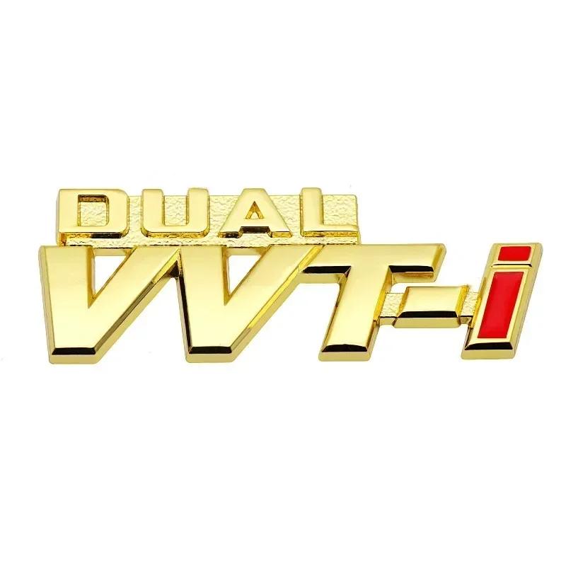 3D Metal VVTI Emblem Rear Trunk Car Sticker Fender Badge Decal For  Dual VVT-i Camry COROLLA YARiS Rav4 PRIUS