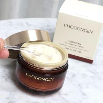 Chogongjin Youngan JIN Nachtcrème 100ml, Anti-Aging, Hydraterend, Koreaanse Cosmetica, Kbeauty, sample