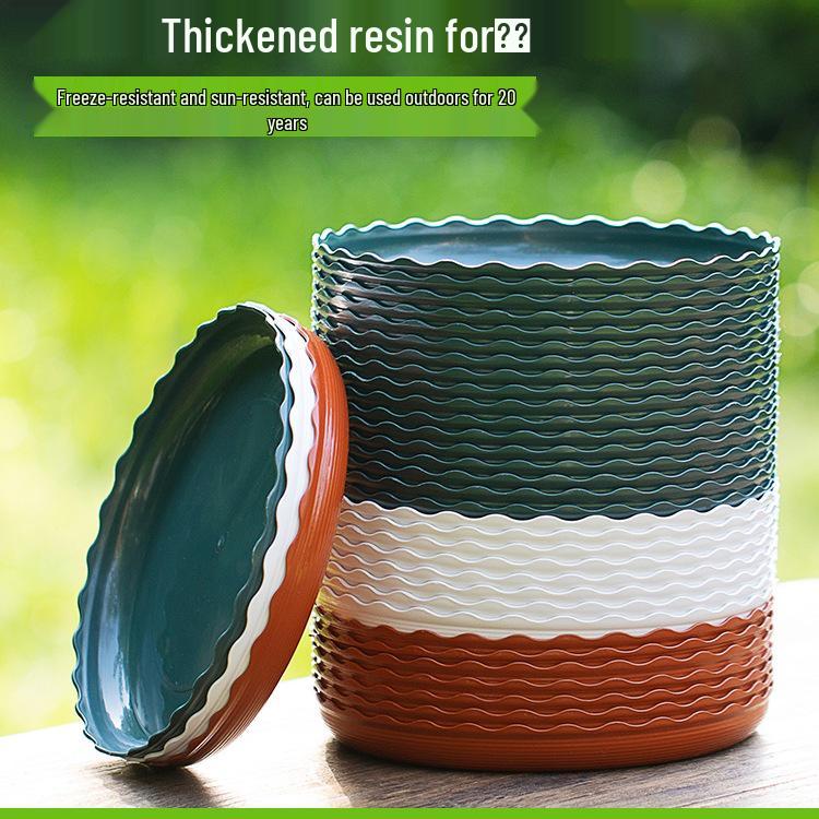 Large Round Plastic Flower Pot Tray for Succulents