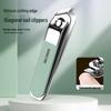 Set of 5 Anti-Splash Nail Clippers with Ear Pick - Portable Men's Manicure Tools for Household Use