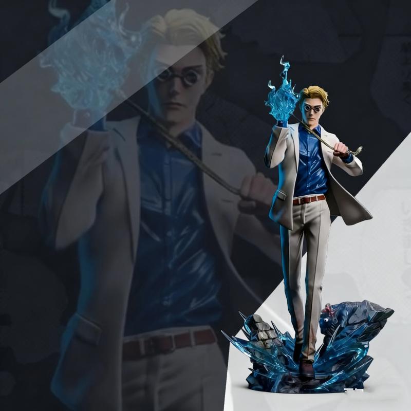 Jujutsu Kaisen Nanami Kento Statua in PVC da 28cm Anime GK Modello da Collezione Giocattolo Con Base Effetto Energia Maledetta Regalo Decorativo