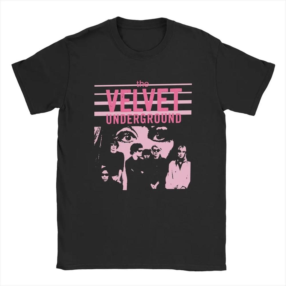 

The Velvet Underground T Shirt Men Cotton Funny TShirts Crewneck Tees Short Sle Unisex T-Shirt S