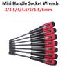 Nut Key Hex Screwdriver 1Pc Anti-slip Hollow Shaft Magnetic Bit Driver Wrenche Hex Nut Repair Tool Mini Handle Socket