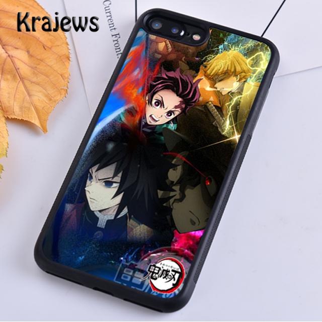 Krajews Kimetsu no Yaiba Charaktere Handyhülle Cover Für iPhone 14 5 SE 6s 7 8 plus XR XS 11 12 13 pro max Samsung S21 S22ultra
